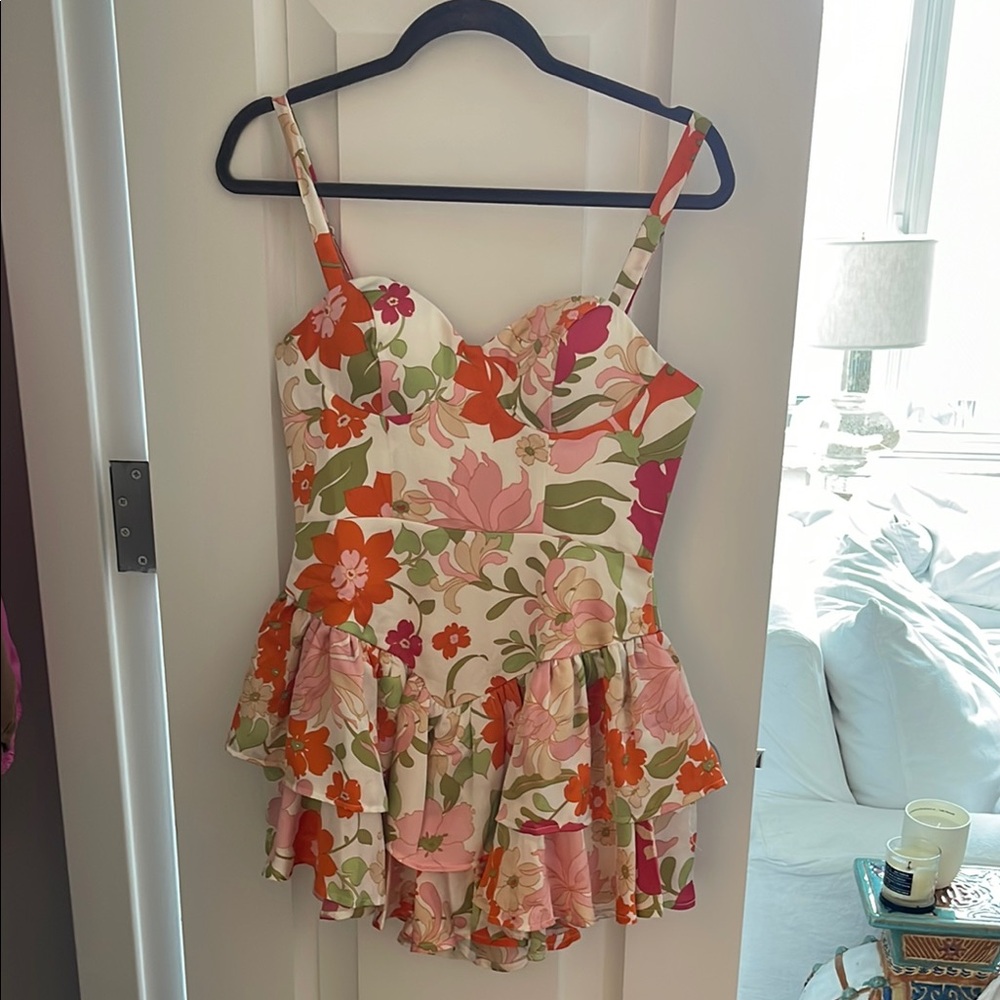 Angel Biba Colorful Floral Dress